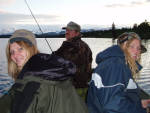 Fishing at Midnight in Alaska